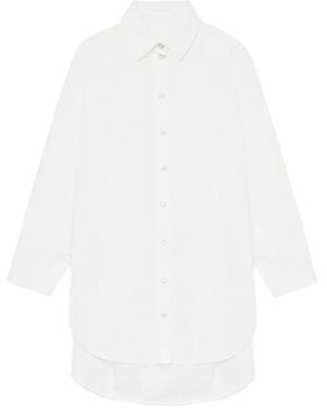 Helmut Lang Chemisier Con Bottoni - Bianco