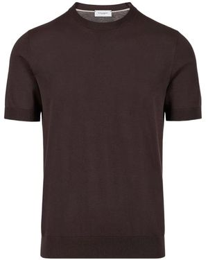 Paolo Pecora Short-Sleeve Jumper - Brown