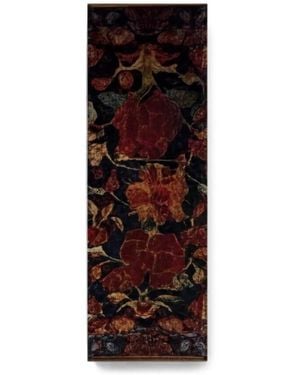 Pierre Louis Mascia Patchwork-Print Fringed Scarf - Black