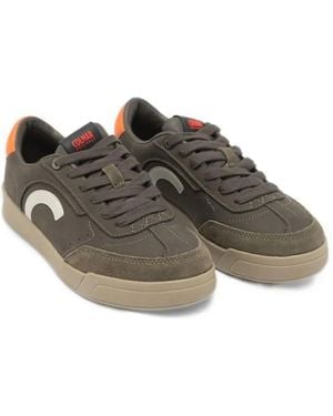 Colmar Match Leather Low-Top Trainers - Brown