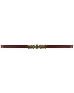 Ba&sh Bara Embellished Belt - White