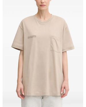 PANGAIA Camiseta Con Detalle Estampado - Neutro
