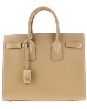 Saint Laurent Bolso Shopper Sac De Jour - Neutro
