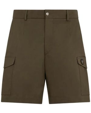 Philipp Plein Cargo Shorts - Green