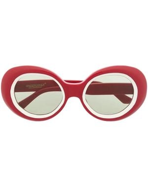 Undercover Effector Oversized Sunglasses - Red