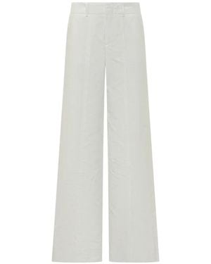 The Seafarer Laurent Wide-Leg Trousers - White