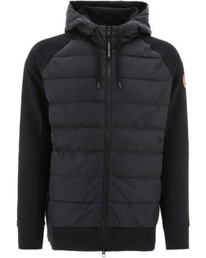 Canada Goose Quilted Hooded Jacket - Black