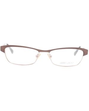 Jimmy Choo Gafas Con Montura Rectangular - Blanco