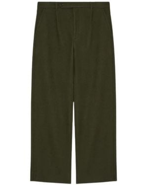Jil Sander Pleated Wide-Leg Pants - Green