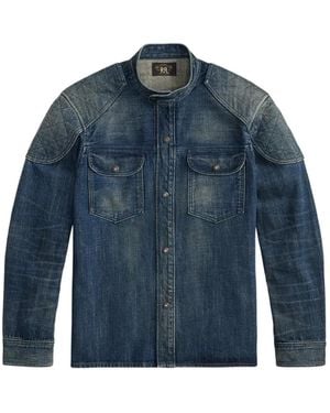 RRL Flap-Pocket Cotton Jacket - Blue