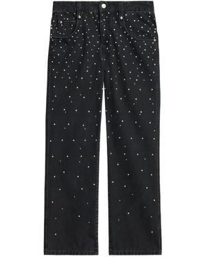 Isabel Marant Brinsa Jeans Mit Farbverlauf-Nieten - Schwarz