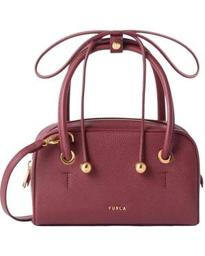 Furla Bandolera Xl Dome - Morado