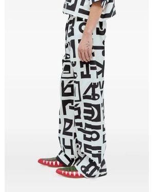 Walter Van Beirendonck Star パンツ - ホワイト