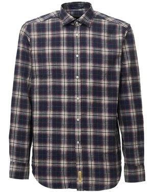 B.D. Baggies Madras-Check Cotton Shirt - Blue
