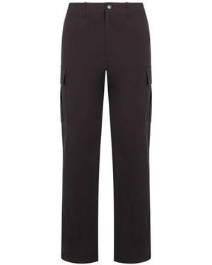 Burberry Cotton Cargo Trousers - Blue