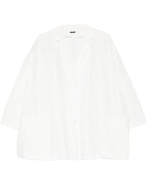 Apuntob Camisa Con Bolsillo De Parche - Blanco