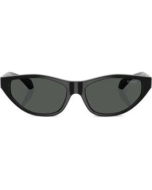 Versace Gafas de sol con montura cat eye y aplique Medusa - Negro