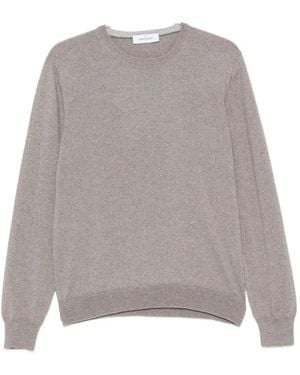 Gran Sasso Crew-Neck Long-Sleeve Jumper - Grey