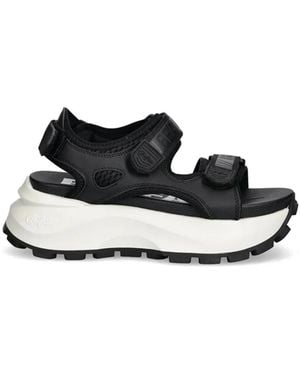 Buffalo Platform Sandals - Black