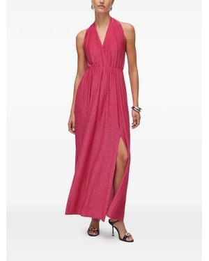 Liu Jo Long Lurex Dress - Pink