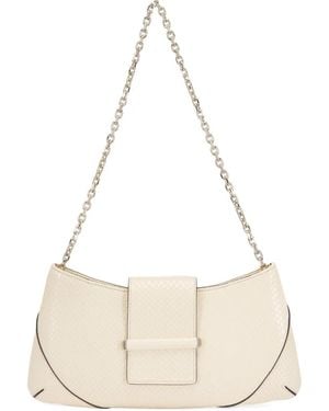 Jimmy Choo Schultertasche Mit Schlangen-Effekt - Natur