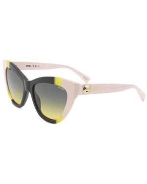 Moschino Cat-Eye-Sonnenbrille Mit Teddy - Mettallic