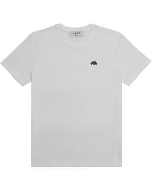 PELO FOUNDATION T-Shirt Con Applicazione A Forma Di Cane - Bianco