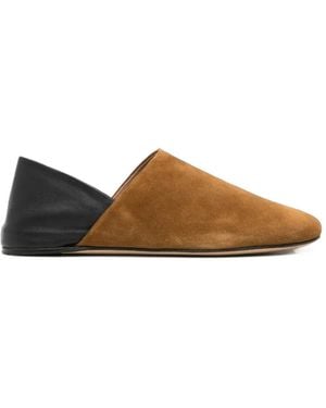 JW Anderson Two-Tone Loafers - White