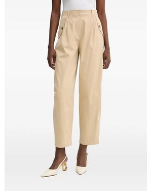 Guess Flap-Pocket Pants - Natural