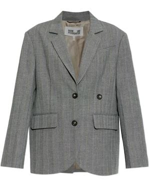 Baum und Pferdgarten Bleone Pinstriped Blazer - Grey