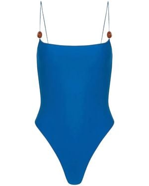 Tropic of C The C Bead-Embellished Swimsuit - Blue