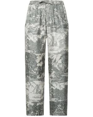 Pierre Louis Mascia Pantaloni Con Stampa - Grigio