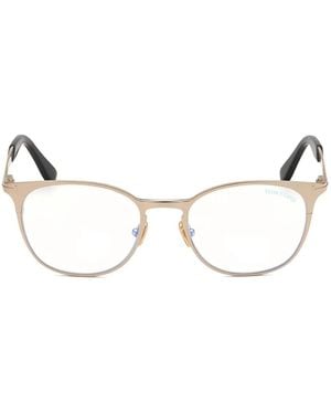 Tom Ford Bril Met Rond Montuur - Naturel