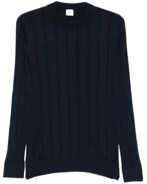 Eleventy Crew-Neck Jumper - Blue