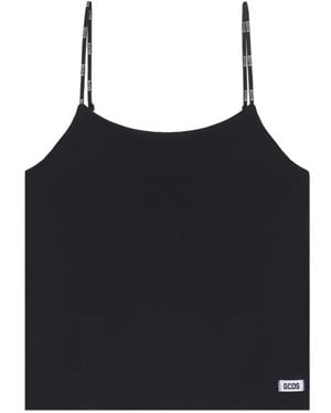 Gcds Logo-Patch Tank Top - Black