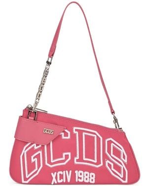 Gcds Comma Notte Shoulder Bag - Red