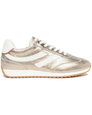 Nero Giardini Metallic Low-Top Sneakers - White