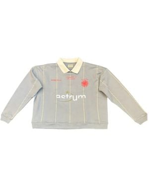 Astrum Pinstriped Polo Shirt - White