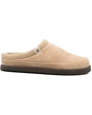 Represent Summer Logo-Detail Mules - White