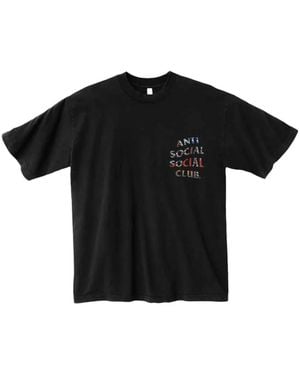ANTI SOCIAL SOCIAL CLUB Tonkatsu: Fine Wind, Clear Morning Logo-Print T-Shirt - Black