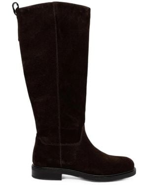 Vagabond Shoemakers Freya Suède Laarzen - Zwart