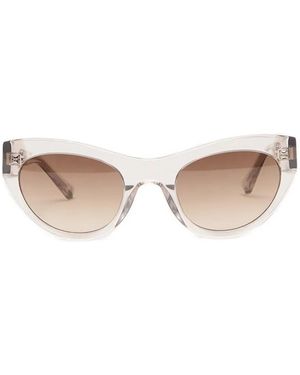 Messyweekend Donna Cat-Eye Sunglasses - Natural