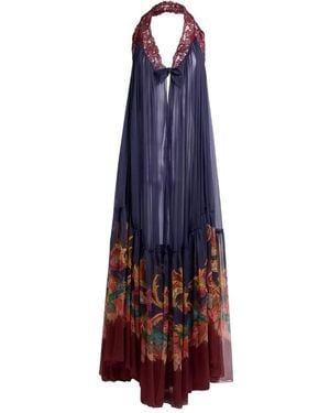 Etro Translucent Dress - Blue