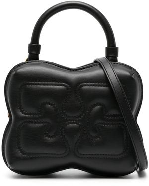 Ganni Small Butterfly crossbody bag - Nero