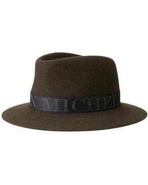 Maison Michel Andre Fedora Hat - Black