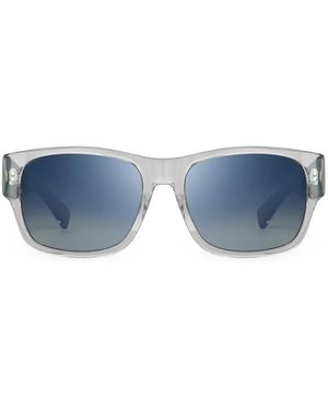 Bugatti Rectangle-Frame Sunglasses - Blue