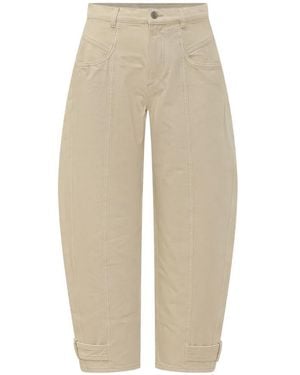 Isabel Marant Leja Paneled Pants - Natural