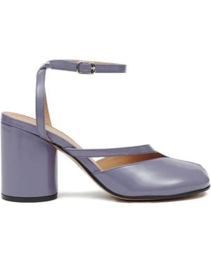 Maison Margiela タビ 80mm パンプス - ブルー