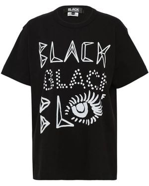 COMME DES GARÇON BLACK Pagowski Print T-Shirt - Black