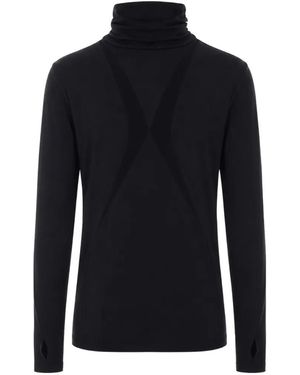 Thom Krom Thumb-Slot Roll-Neck Jumper - Blue
